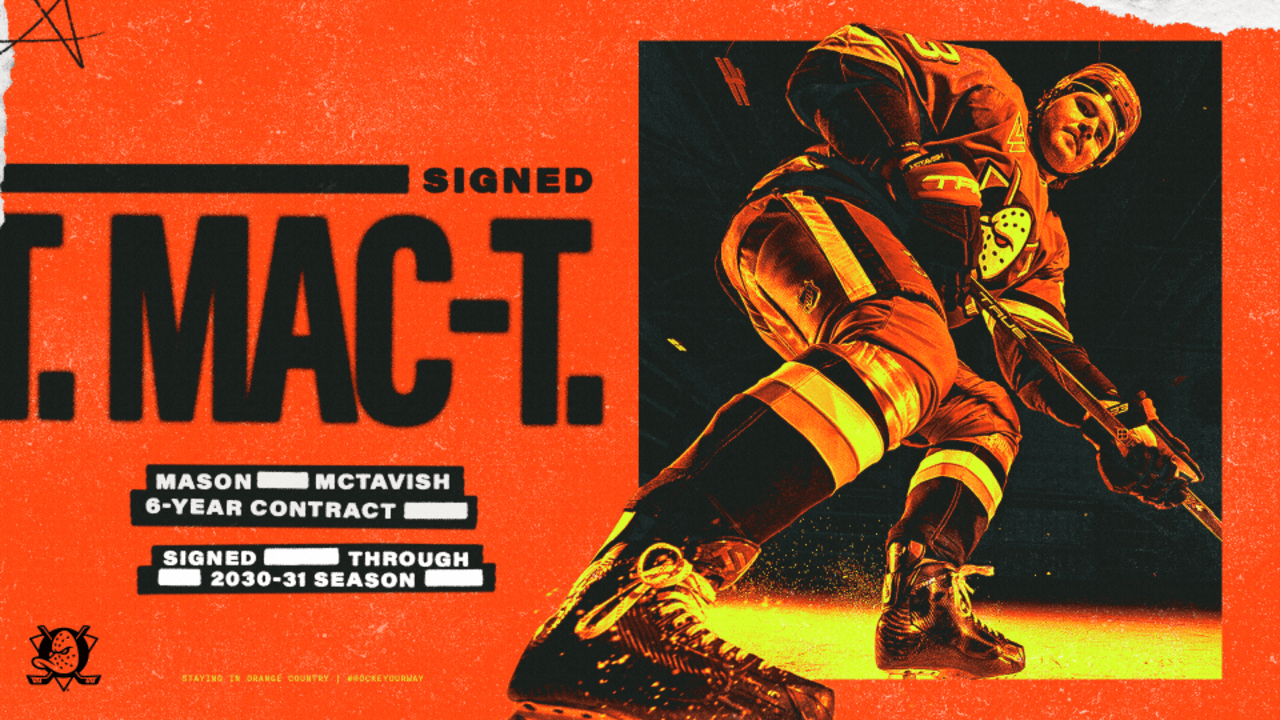 Ducks Sign McTavish to Six-Year Contract | Anaheim Ducks